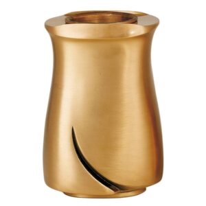 Vaso portafiori per lapide – Linea Idria – Bronzo