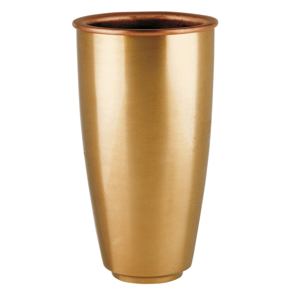 0000245 vaso portafiori per lapide linea pisside bronzo 1000