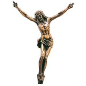 Cristo crocefisso in bronzo senza croce stile classico