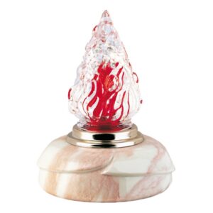 Lampada ad incasso per tombe a terra – Linea Victoria Marmo Rosa – Porcellana