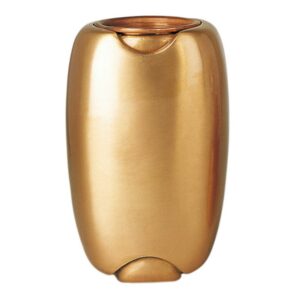 Vaso portafiori per lapide – Linea Olpe – Bronzo (Cinerari e ossari)