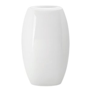 Vaso portafiori per lapide – Linea Easy – Finitura bianco – Porcellana